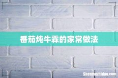 番茄炖牛霖的家常做法