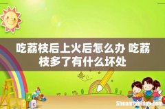 吃荔枝后上火后怎么办 吃荔枝多了有什么坏处
