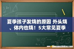 夏季孩子发烧的原因 外头烧、体内也烧！5大常见夏季发烧原因