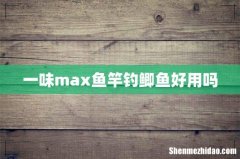 一味max鱼竿钓鲫鱼好用吗