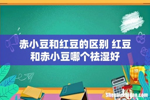 赤小豆和红豆的区别 红豆和赤小豆哪个祛湿好