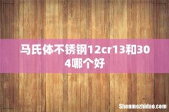 马氏体不锈钢12cr13和304哪个好