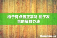 柚子有点苦正常吗 柚子发苦的解救办法