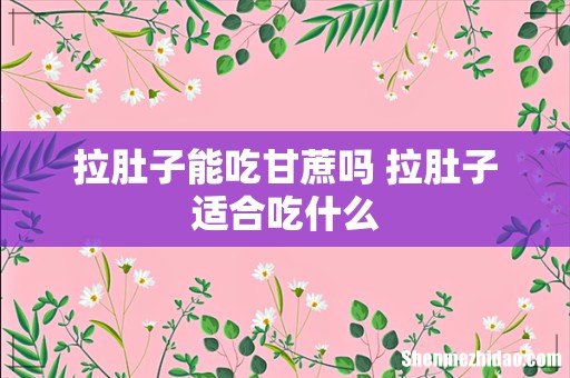 拉肚子能吃甘蔗吗 拉肚子适合吃什么