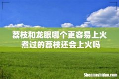 荔枝和龙眼哪个更容易上火 煮过的荔枝还会上火吗