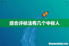 综合评标法有几个中标人