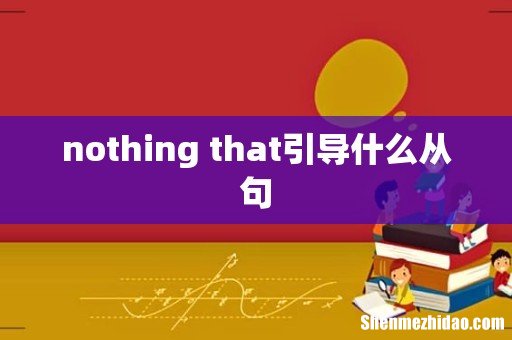 nothing that引导什么从句