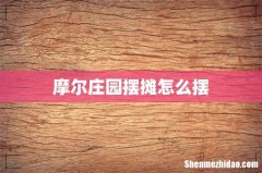 摩尔庄园摆摊怎么摆