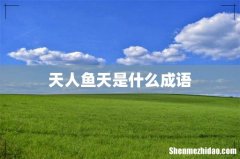 天人鱼天是什么成语