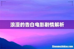 浪漫的告白电影剧情解析