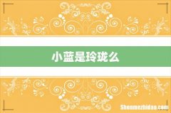 小蓝是玲珑么