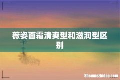薇姿面霜清爽型和滋润型区别