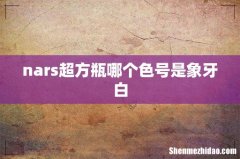 nars超方瓶哪个色号是象牙白