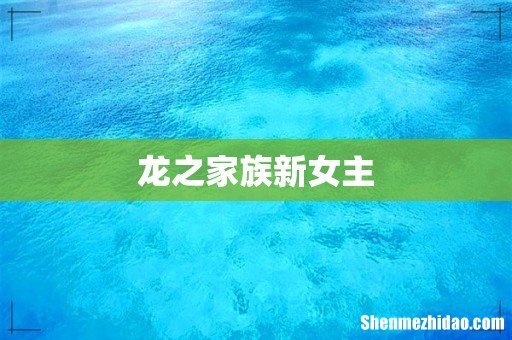 龙之家族新女主