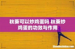秋葵可以炒鸡蛋吗 秋葵炒鸡蛋的功效与作用