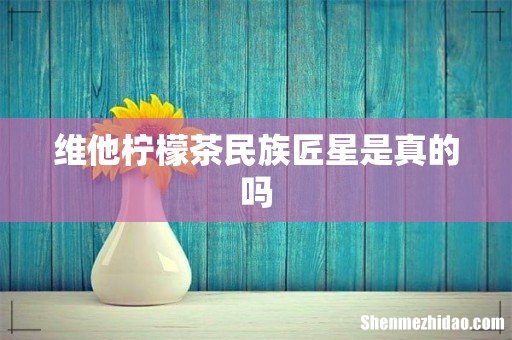 维他柠檬茶民族匠星是真的吗