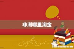 非洲哪里淘金