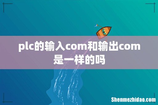 plc的输入com和输出com是一样的吗