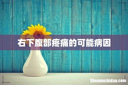 右下腹部疼痛的可能病因