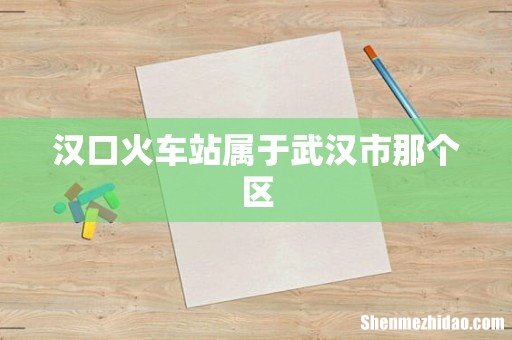 汉口火车站属于武汉市那个区