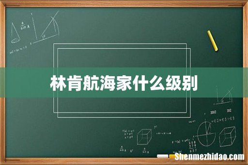 林肯航海家什么级别