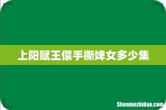 上阳赋王儇手撕婢女多少集