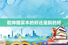 乾坤镯买木的好还是铜的好