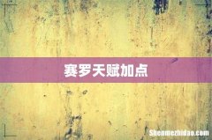 赛罗天赋加点