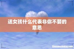 送女孩什么代表非你不娶的意思
