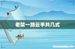老架一路云手共几式
