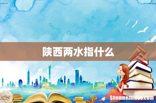 陕西两水指什么