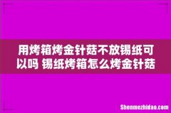 用烤箱烤金针菇不放锡纸可以吗 锡纸烤箱怎么烤金针菇