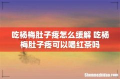 吃杨梅肚子疼怎么缓解 吃杨梅肚子疼可以喝红茶吗