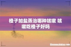 橙子加盐蒸治哪种咳嗽 咳嗽吃橙子好吗