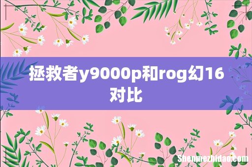 拯救者y9000p和rog幻16对比