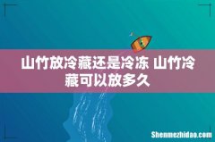 山竹放冷藏还是冷冻 山竹冷藏可以放多久