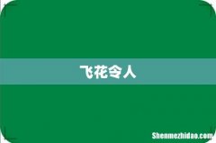 飞花令人