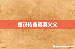 楚汉传奇项羽义父