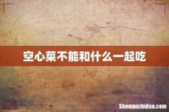 空心菜不能和什么一起吃