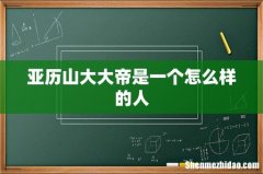 亚历山大大帝是一个怎么样的人