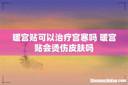 暖宫贴可以治疗宫寒吗 暖宫贴会烫伤皮肤吗