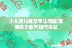 小儿腹胀推拿手法图解 宝宝肚子胀气如何推拿