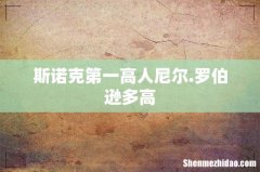 斯诺克第一高人尼尔.罗伯逊多高