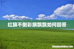 红旗不倒彩旗飘飘如何回答