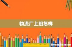 物流厂上班怎样