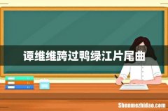 谭维维跨过鸭绿江片尾曲