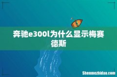 奔驰e300l为什么显示梅赛德斯
