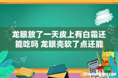 龙眼放了一天皮上有白霜还能吃吗 龙眼壳软了点还能吃吗