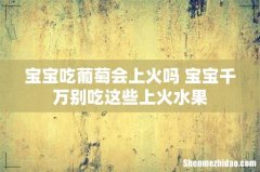 宝宝吃葡萄会上火吗 宝宝千万别吃这些上火水果