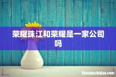 荣耀珠江和荣耀是一家公司吗